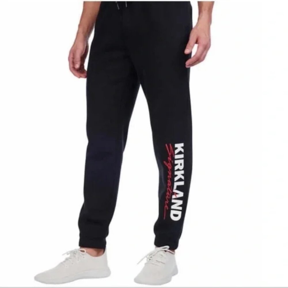 Kirkland Signature Men's Joggers - Black - Size M
